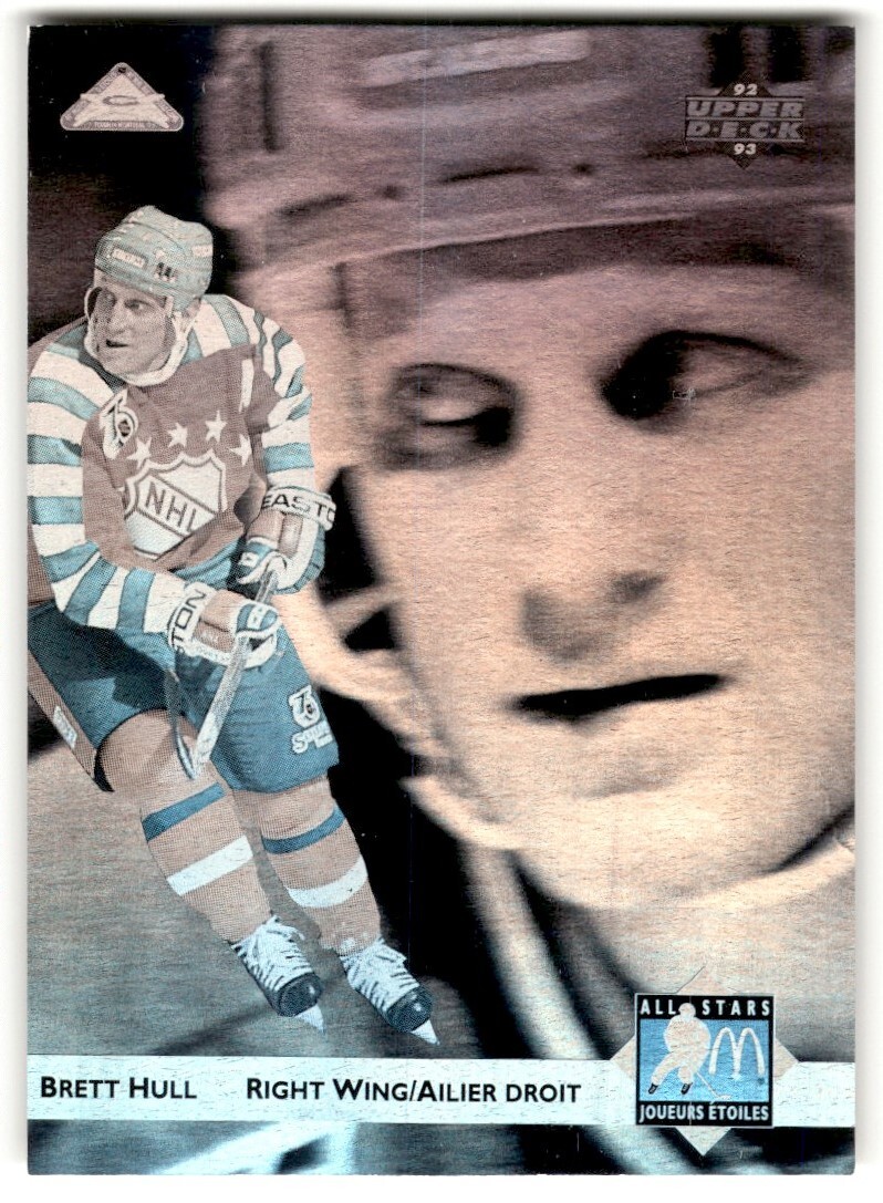 1992-93 McDonald's All-Stars Holograms Brett Hull #MCH-02 St. Louis Blues
