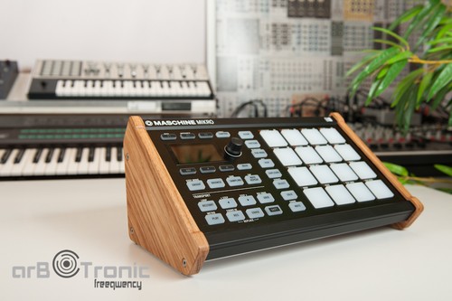 Native Instruments Maschine Mikro MK1 MK2 Echtholz Seitenteil Ständer Stand - Bild 3 von 7