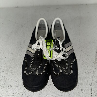 Deadstock Vintage 80s Trax Canvas Shoes Sneaker Blue White Youth