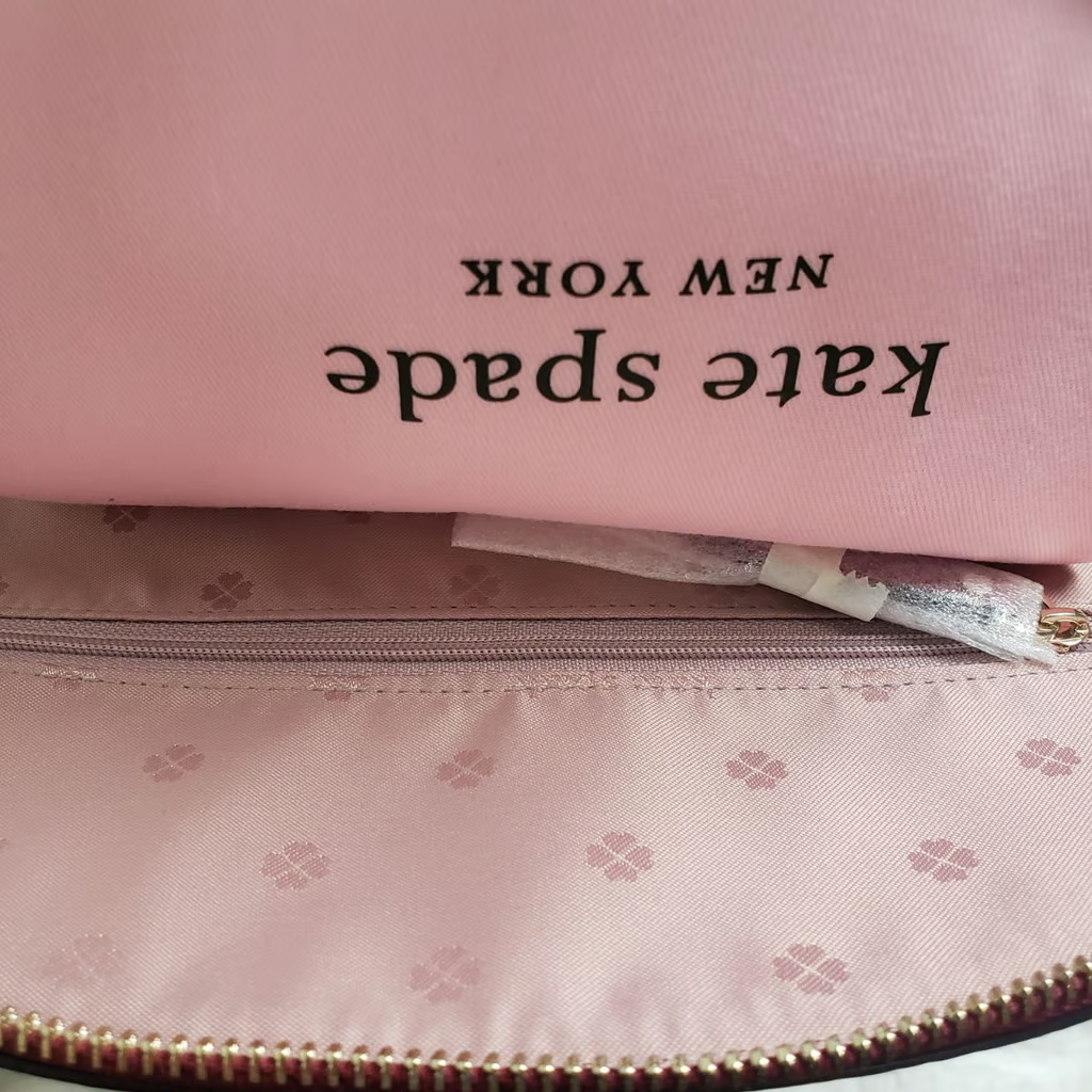 Kate Spade Poly Medium Pebbled Leather Backpack Adjustable Straps Red Jasper Kate Spade Poly Medium Pebbled Leather Backpack Adjustable  main image 4