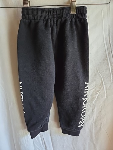 Air Jordan Sweat Pants Toddler Size 24 Months Black - Picture 2 of 5