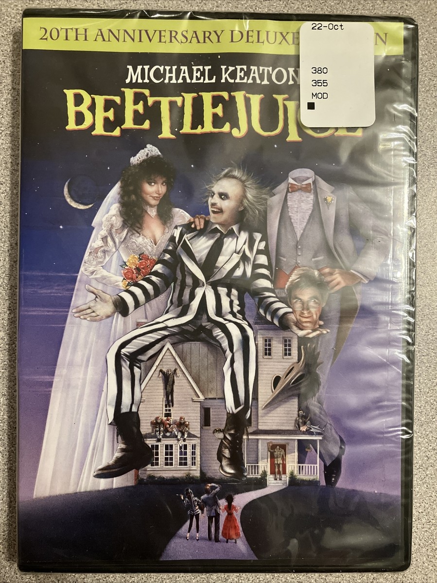 HALLOWEEN SALE! Beetlejuice (NEW DVD 20th Anniversary Deluxe Ed