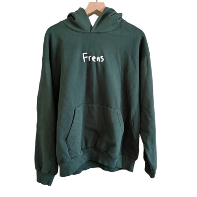 Alien Frens Unisex Hoodie XL Green Pullover Sweatshirt Web3 NFT Community