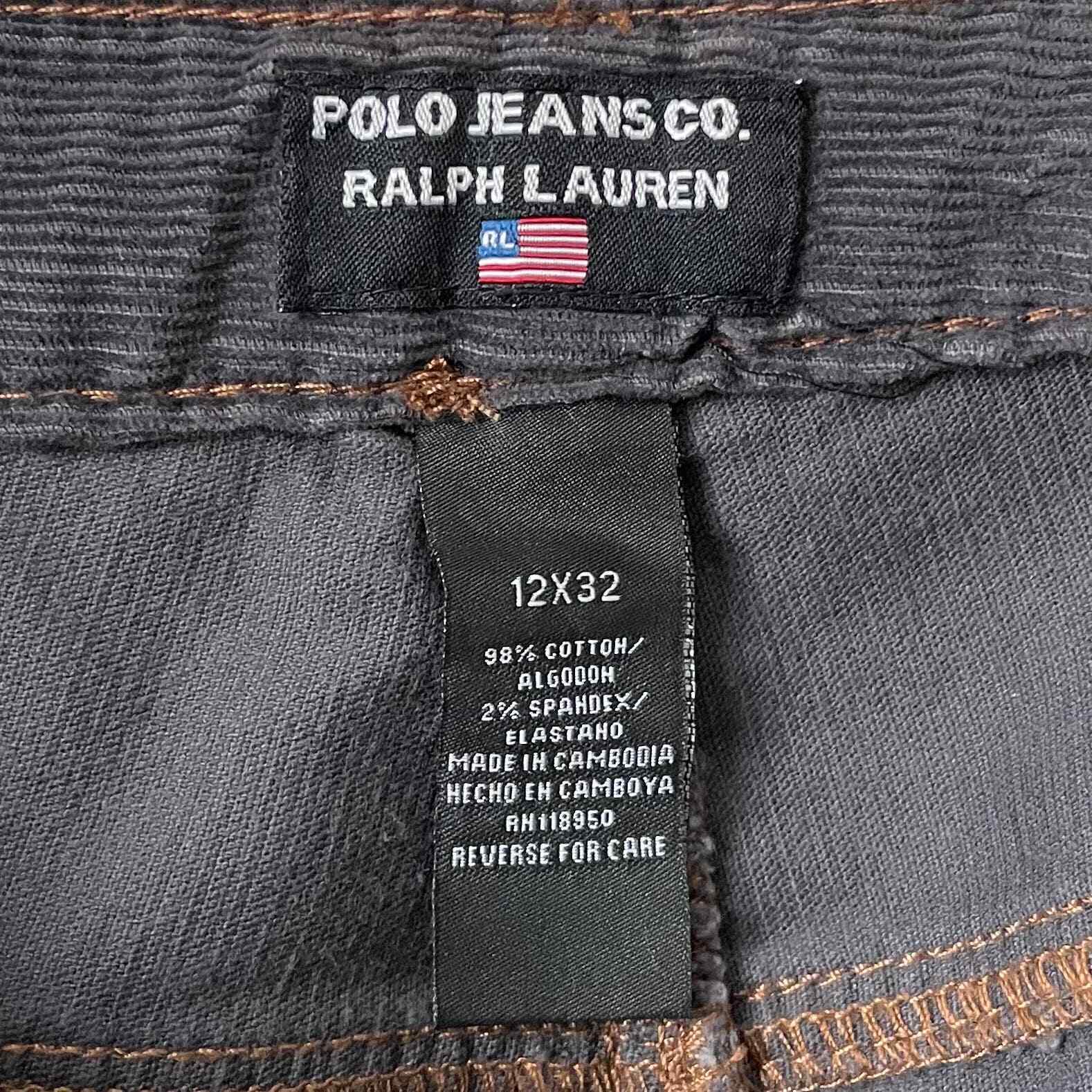 Polo Ralph Lauren Vintage Pants Womens 12x32 Gray… - image 9