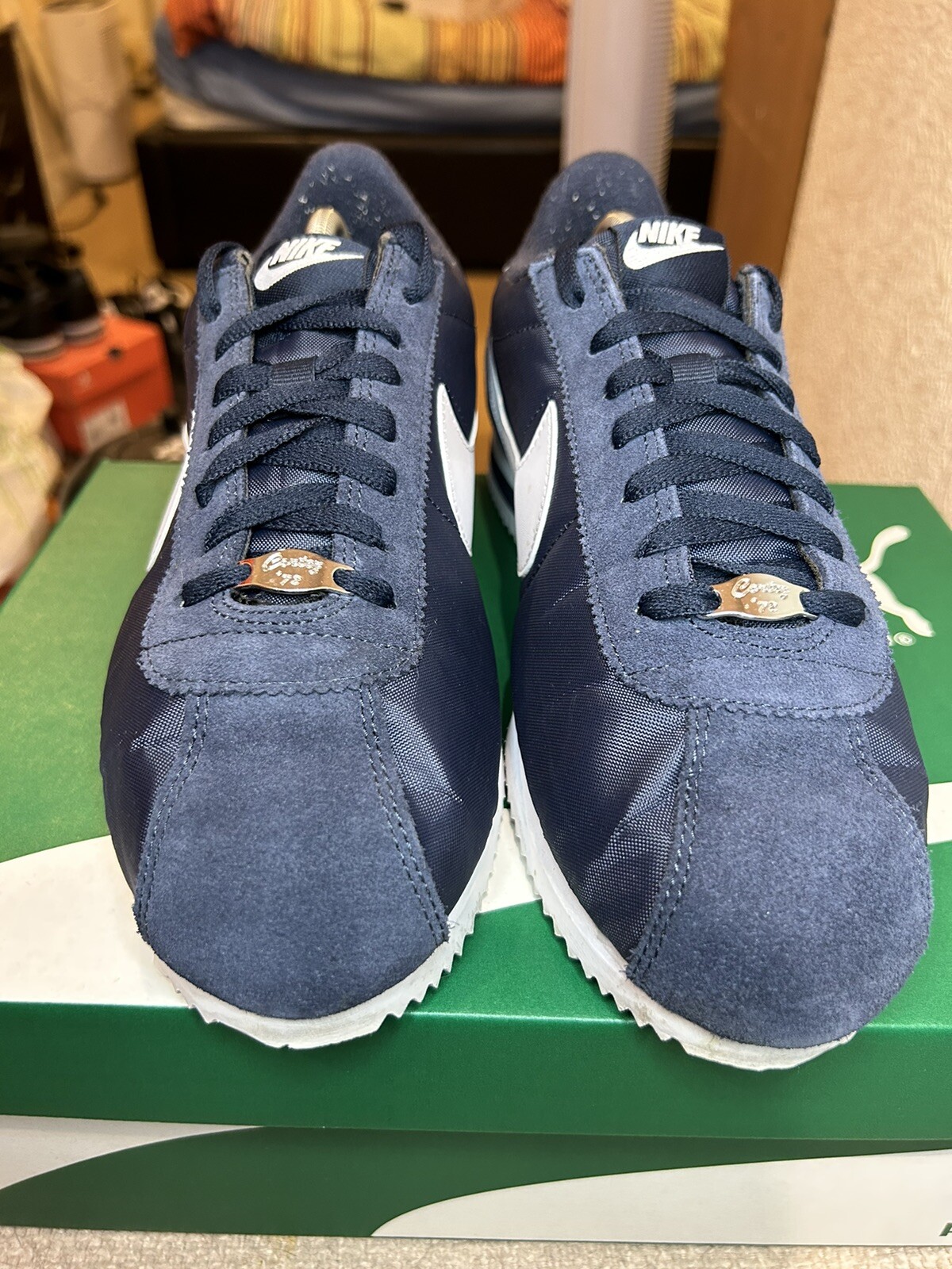 Nike Cortez Basic Nylon OG Trainers - Obsidian Bl… - image 5