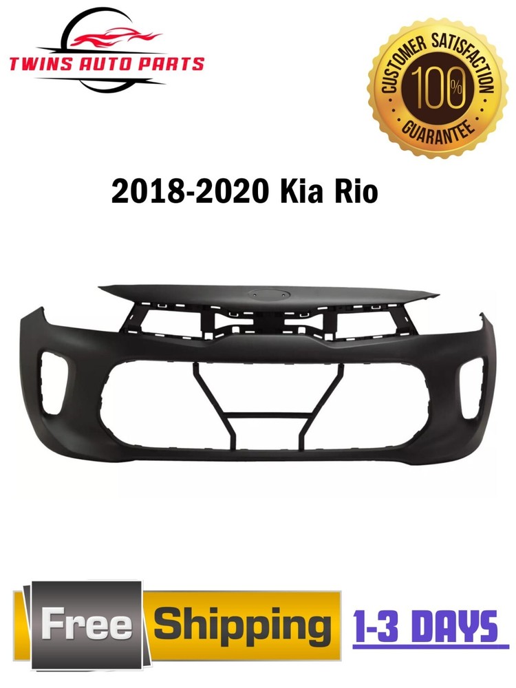 2018-2020 Kia Rio EX LX S Front Bumper Cover Primed Ready to Paint