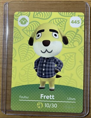 Frett #445 Amiibo Card (Animal Crossing Series 5) New & Unscanned  45496893712| eBay
