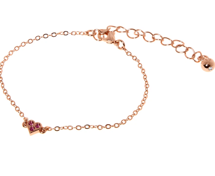 Ted baker rose gold heart bracelet deals