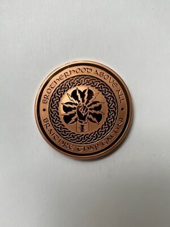 IBEW Challenge Coin 1 ounce %100 Copper Brotherhood Above All