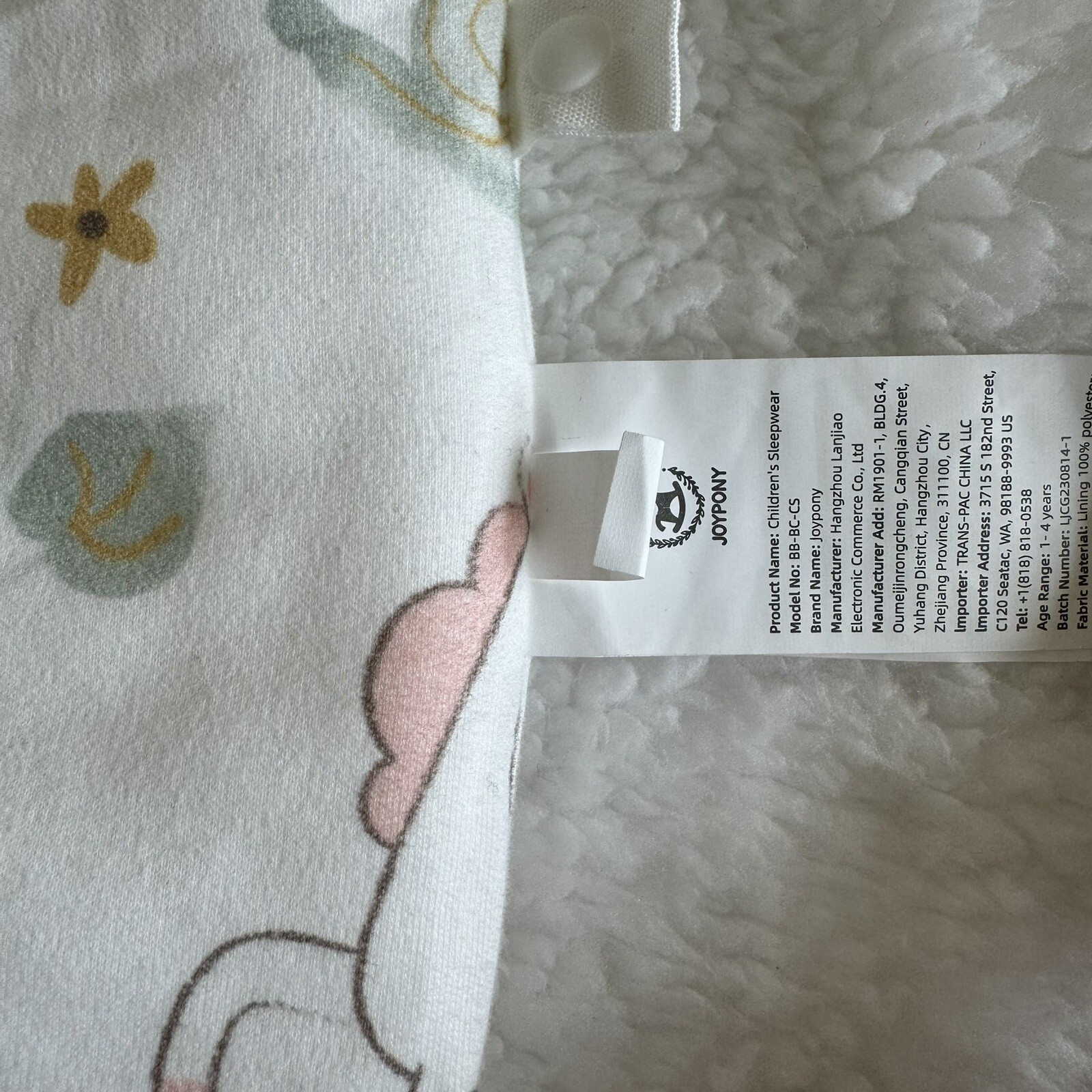 Joypony Baby Sleep Toddler Sleep Sack With Legs Cotton New Sz Small