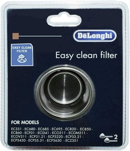 Filtro Crema Delonghi 2+1 Tazza Per Macchine Caffè EC860 EC680 Dedica Icona