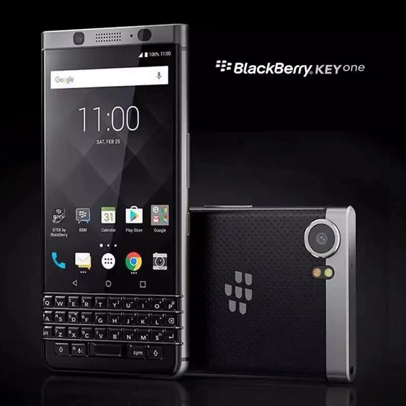 BLACKBERRY KEYONE (UNLOCKED+ ANDROID) MINT CONDITION 64GB Sliver/Black - Image 2 of 4