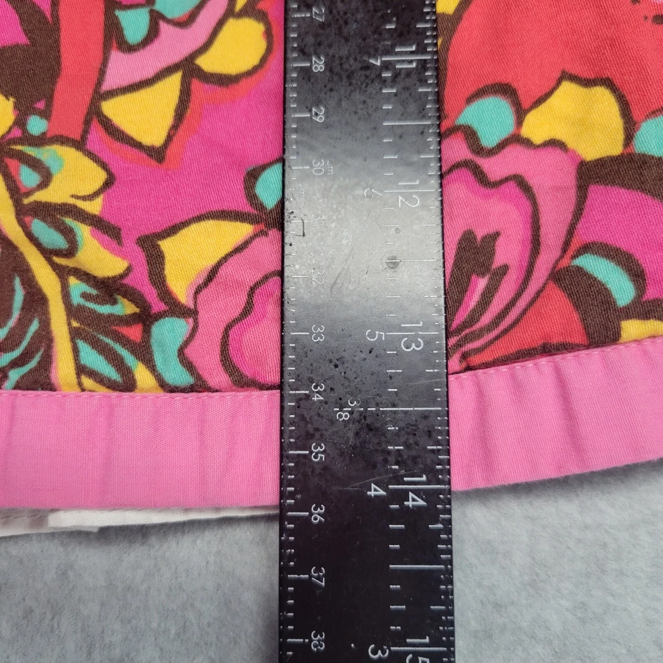 Lilly Pulitzer Girl’s Twirl Lined Skirt Pink Floral Paisley Size L 8-10 Pretty - Image 4 of 4