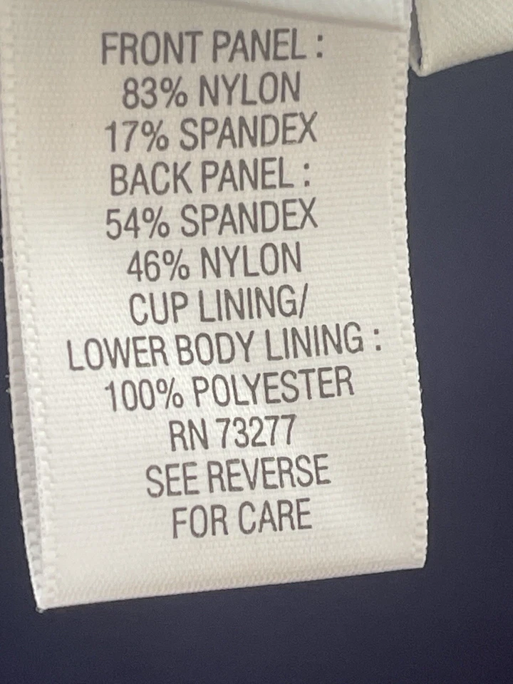 Traje de baño Croft & Barrow de una pieza para mujer talla 16 violeta oscuro, nuevo sin remolcador Foto 4 de 4