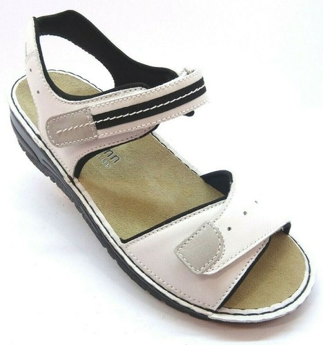 Berkemann Leni 03102 Berkoflex Wechselfußbett Damen Sandalen weiß NEU 37,5