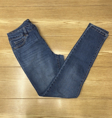 Pantalones Jean Vaqueros Para Mujer D Jeans Ajustados Elásticos Talla 6 Azul