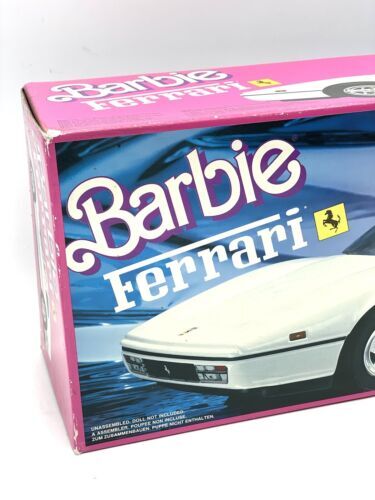 VINTAGE 1988 MATTEL BARBIE WHITE FERRARI BIANCA NEW OLD STOCK SEALED RARE # EE - Imagen 2 de 9