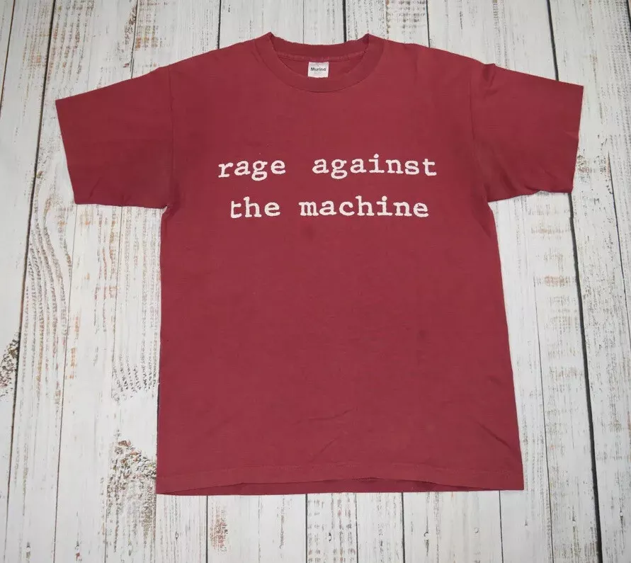 VINTAGE 90s RAGE AGAINST THE MACHINE MOLOTOV RARE SHIRT MURINA