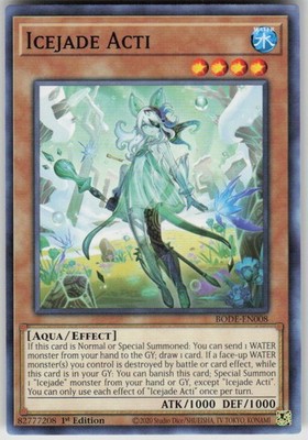ICEJADE ACTI BODE-EN008 COMMON / SHORT PRINT YU-GI-OH LIGHTLY PLAYED