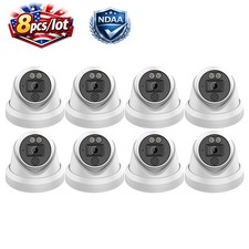 8pcs Vikylin 6MP IP Camera POE Outdoor IR 30m 2Way Audio Outdoor NDAA compliant