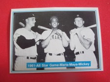 Mantle Maris Mays 1982 Authentic Sports #41 COOL CARD!!!
