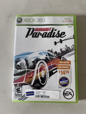 Burnout Paradise Xbox 360 Video Game Racing Open World Multiplayer