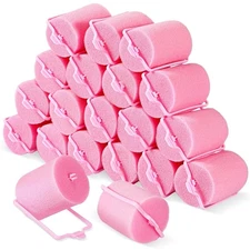 18 Pieces Sponge Hair Rollers Large Soft Foam Hair Styling Curlers Large Size Ha