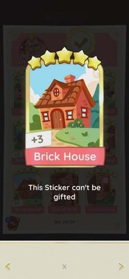MoNOgo 5 GOLDBLITZ WITH THE NAME OF BRICK HOUSE WITH SUPERFAST SENDING 