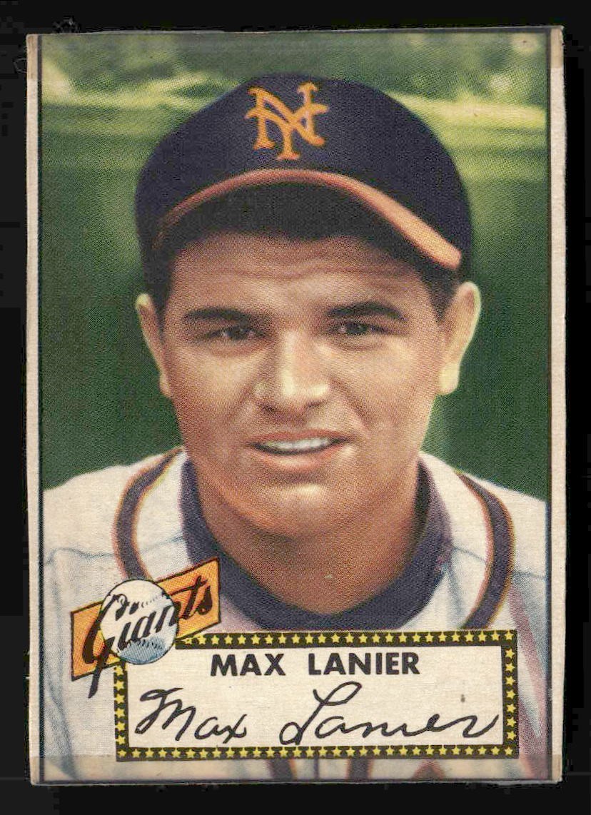 1952 Topps #101 Max Lanier Low Grade