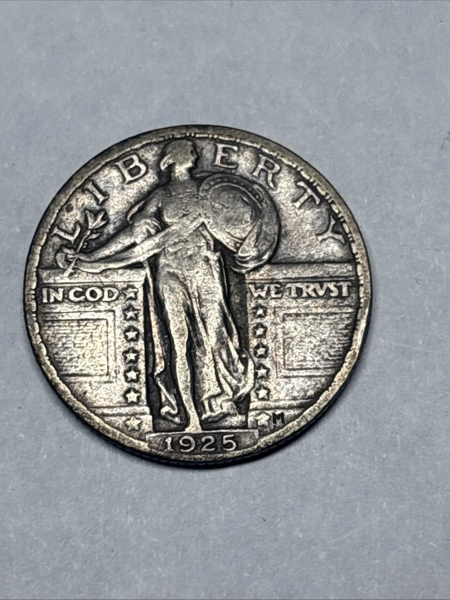 Silver 1925 Year Standing Liberty US Quarters (1916-1930) for sale