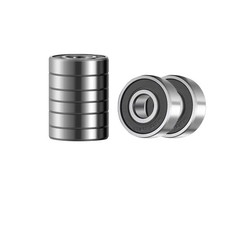 8 PCS 6202 2RS Double Rubber Sealed Steel Miniature Deep Groove Ball Bearings