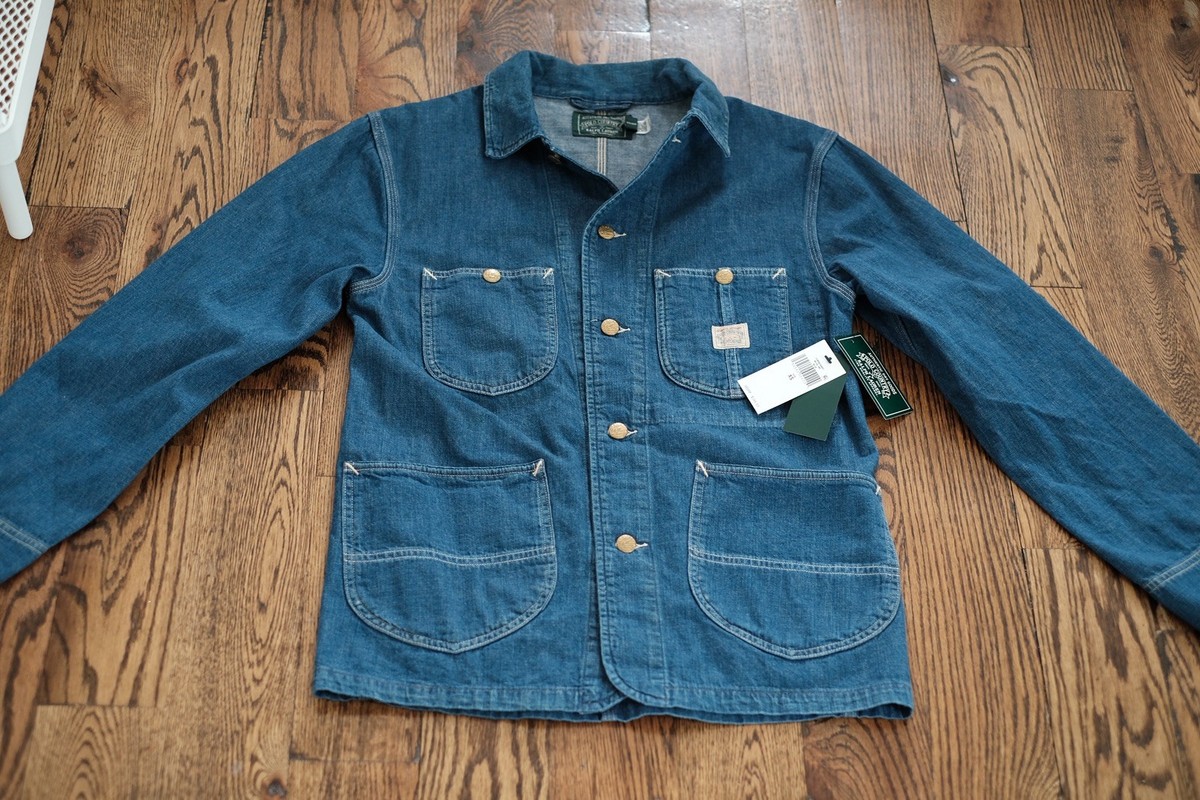 New Polo Country Ralph Lauren Waldron Denim Utility Jacket XS | eBay