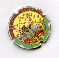 25.00 Chip from the Viking Starliner Day Cruise Ship Montauk New York Notched