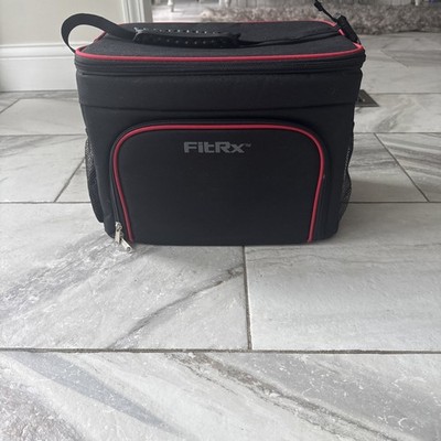 FitRx Meal Prep Bag.  Hot/Cold Insulated Bag. 6 BPA-Free Containers, 2 Ice Packs