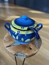 Laurie Gates Los Angeles Pottery Soup Tureen Handpainted 