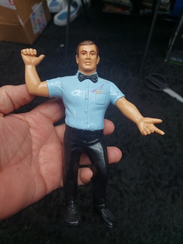 LJN Titan Sports WWF Wrestling Superstars Blue Shi...