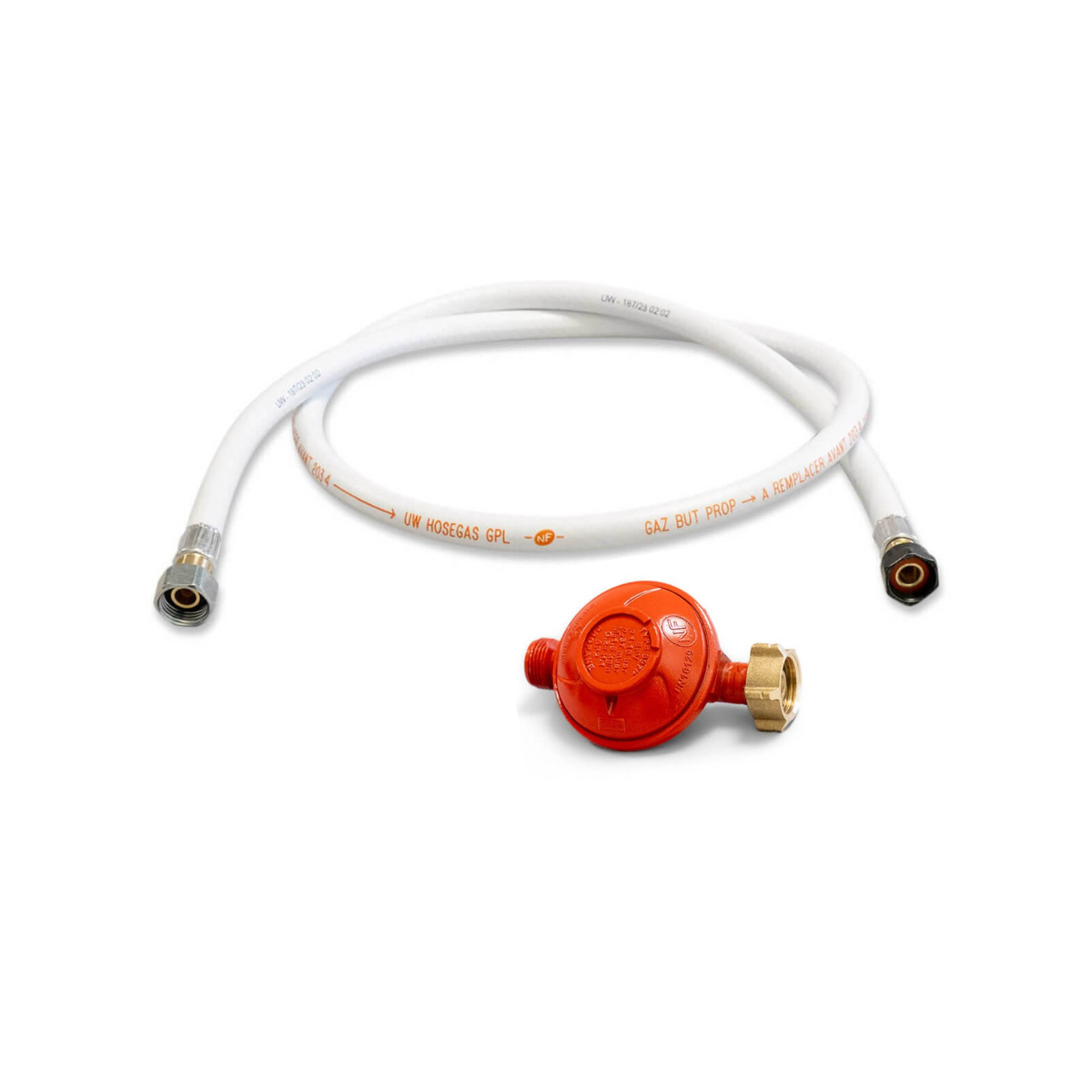Kit Regolatore A Sicurezza 37 Mbar Propano + Tubo Flessibile 1.50 M