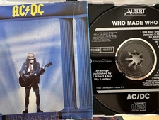 AC/DC Who Made Who CD Australia Disctronics Black Albert *Cover Wear* 465253 2