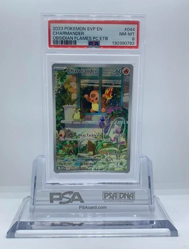 Pokémon Center Charmander Obsidian Flames Promo PSA 8 🔥