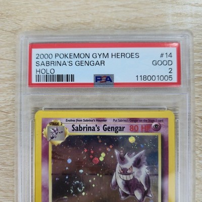 Sabrina's Gengar 014/132 Gym Heroes Holo for sale online | eBay