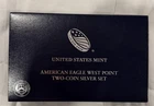 2013-w American Silver Eagle West Point 2 Coin Set Enhanced Reverse Proof US $1