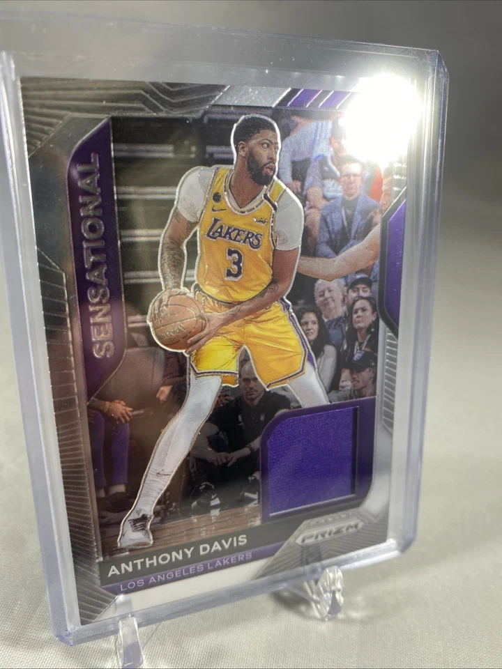 Camiseta deportiva Panini Prizm Sensational Swatches #16 2020-21 Anthony Davis Foto 2 de 4