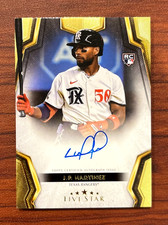 2024 Topps Five Star J.P. Martinez On Card AUTO Rookie #FSA-JMA Rangers RC