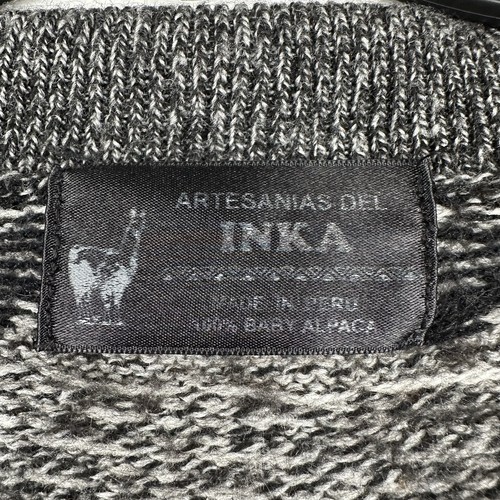 Vintage Artesanias Del Inka 100% Baby Alpaca Sweater Men’s XL Aztec Multicolor - Picture 3 of 8