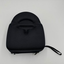 Black Hard Shell Protective Case for Headphones Worktunes Protector Zipper Strap