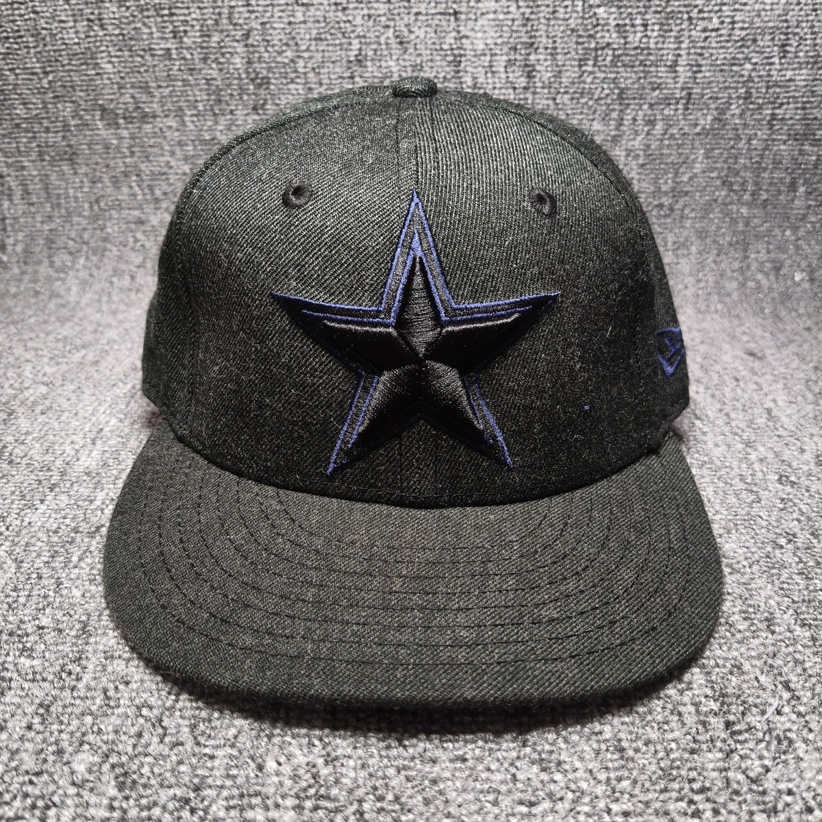 New Era 59FIFTY Dallas Cowboys NFL Fitted Hat 7 1/8 Grey Blue Star Cap