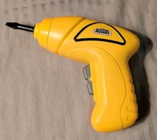 Earth Movers Kid's Yellow/Black Battery Operated Cordless Screwdriver