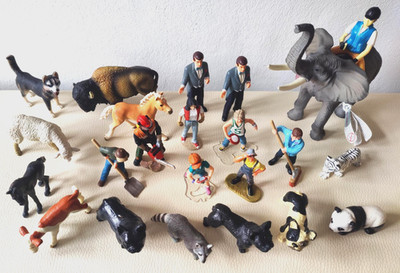 AUSWAHL: vintage SCHLEICH Germany FIGUR Mensch Tier BULLYLAND CE Qualität Rarity