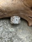 Vintage Brutalist Modernist Thai Hill Tribe Silver Freeform Wire Wide Cigar Band — photo 3
