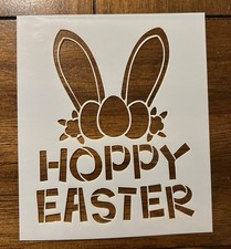 Bunny Face Ears Reusable 10 MIL Laser Cut Mylar Stencil Painting Arts Crafts